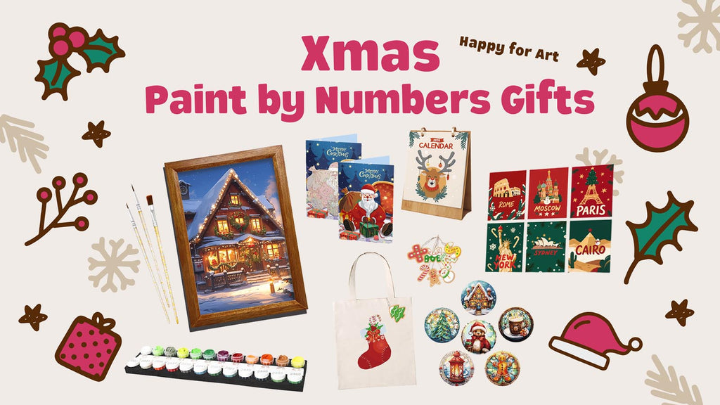 Creative DIY Gifts for Xmas Paint by Numbers