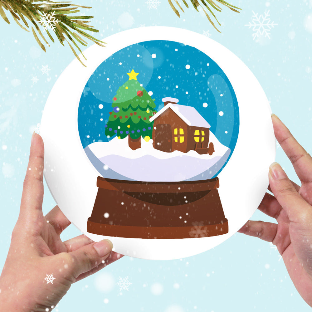 4Pcs Christmas Decorations Placemats Paint by Numbers