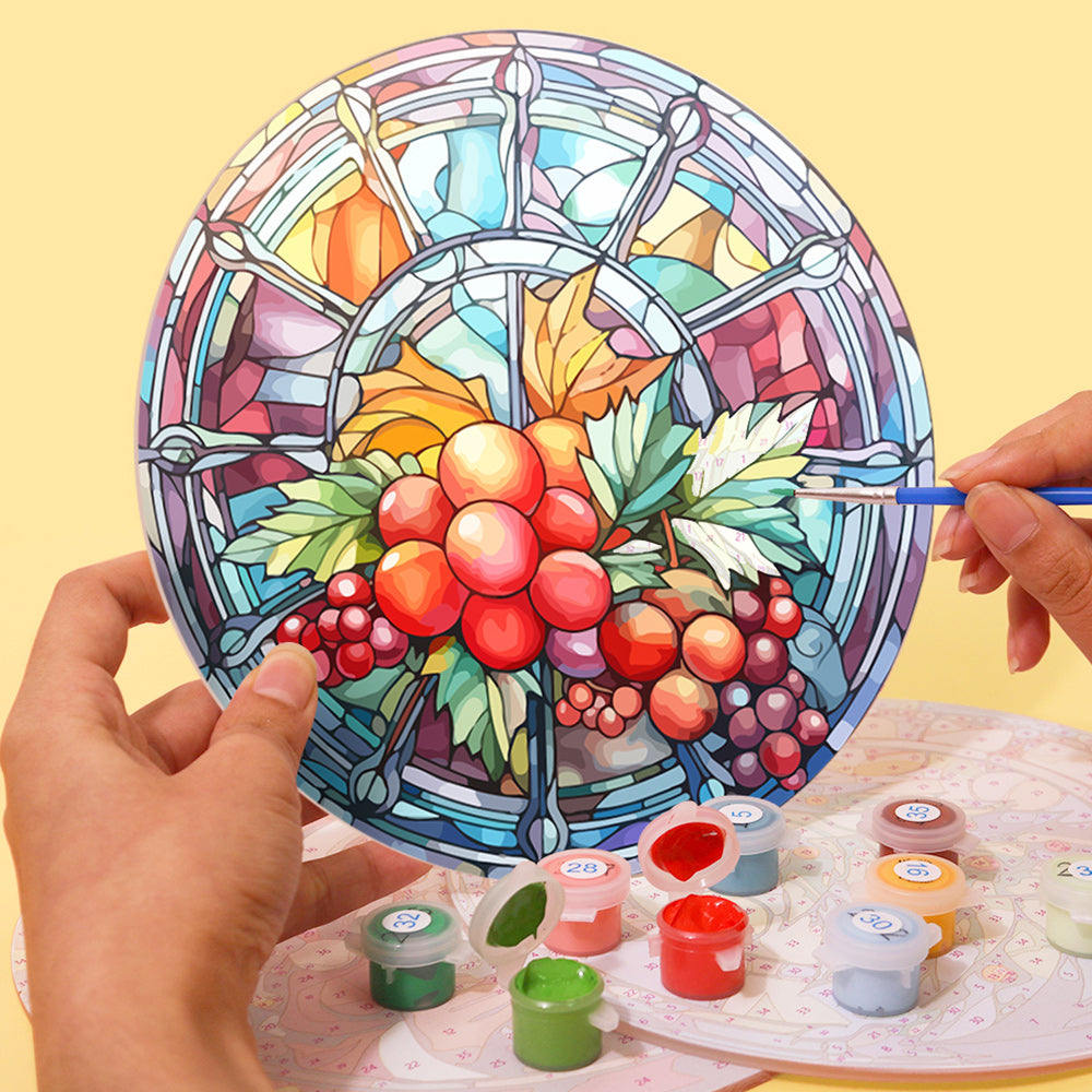 4Pcs Christmas Theme Placemats Paint by Numbers