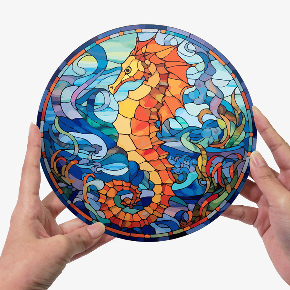 4Pcs Sea Animals Placemats Paint by Numbers