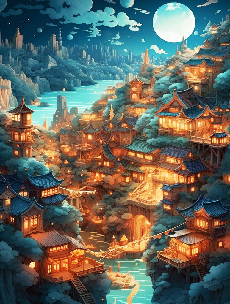 The Ancient City of the East Paint by Numbers