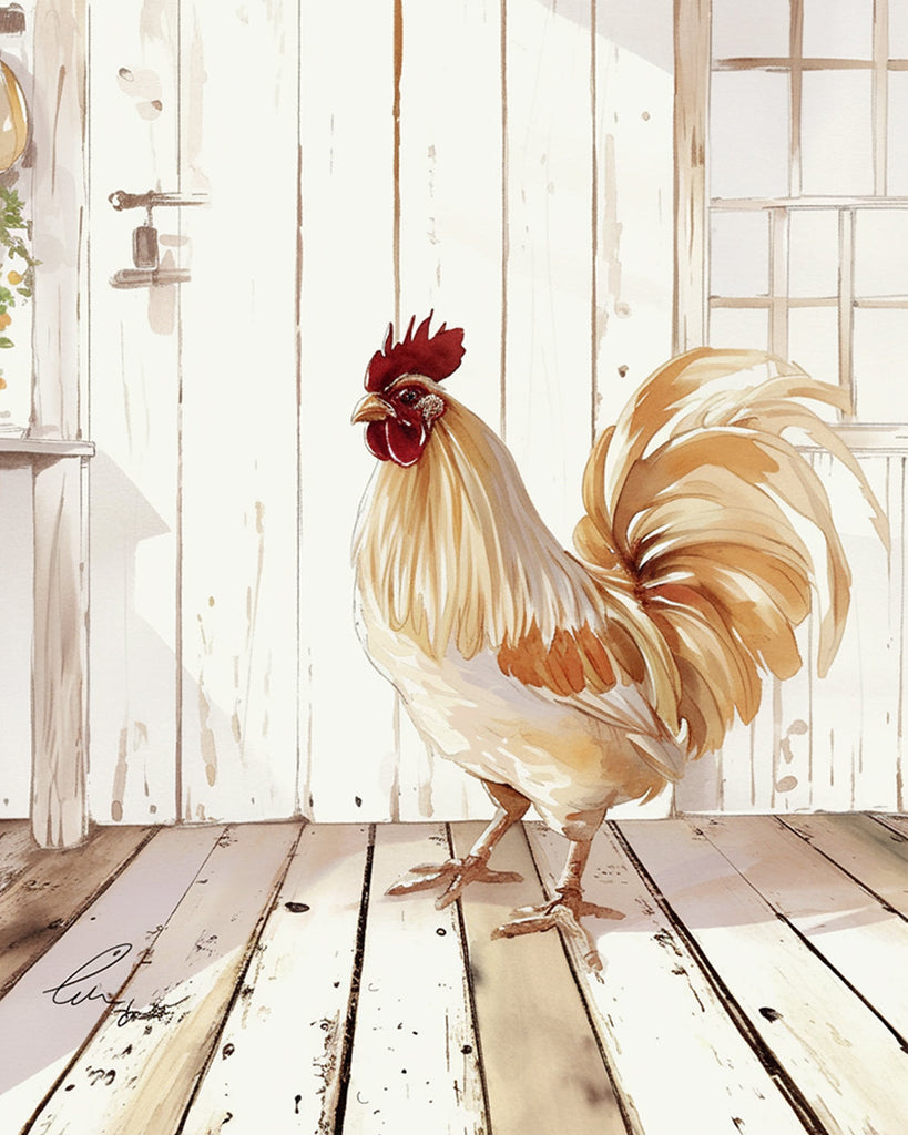 Rooster Paint by Numbers