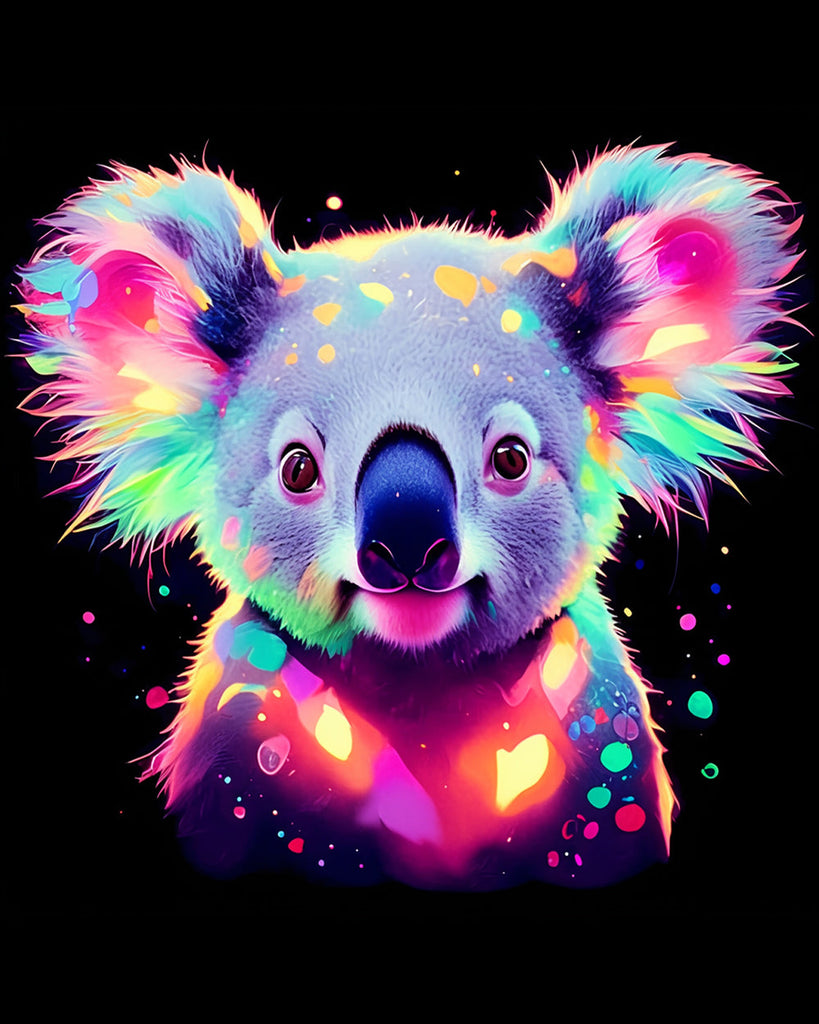 Koala Pop Art Paint by Numbers