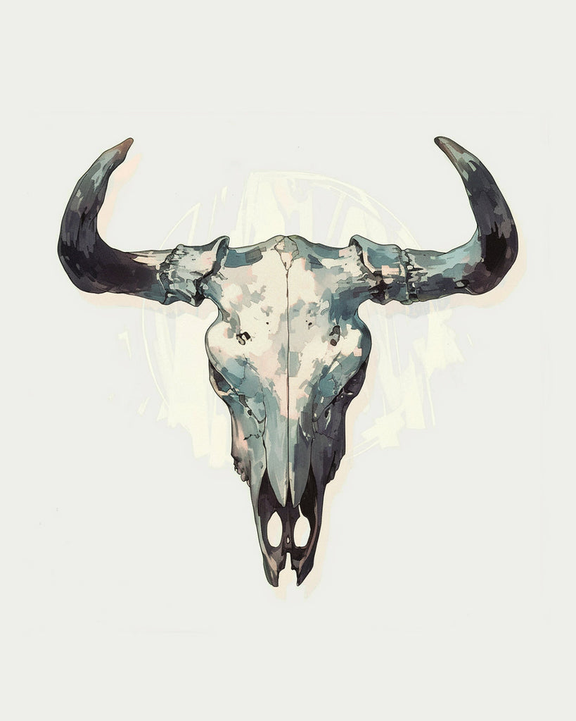 Cow Skull Paint by Numbers