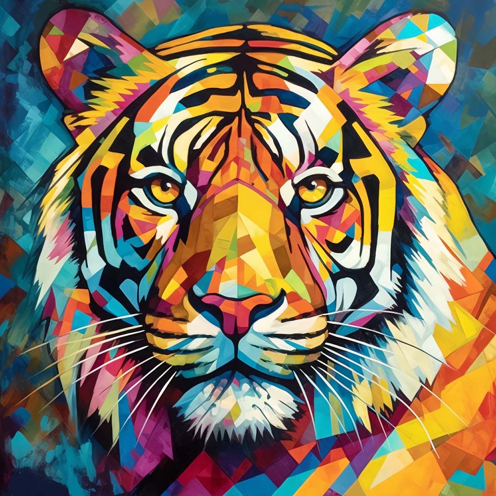 Tiger Head Paint by Numbers