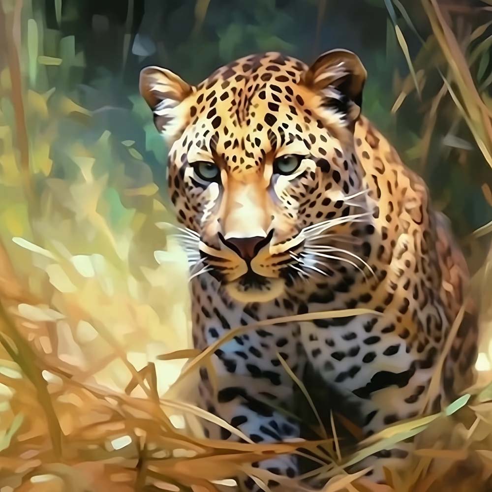 Leopard Paint by Numbers