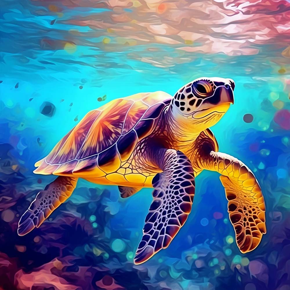 Turtle Paint by Numbers