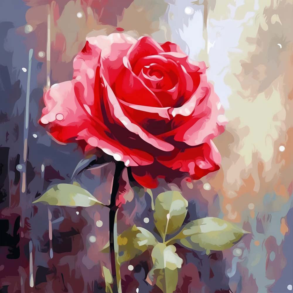 Rose Paint by Numbers