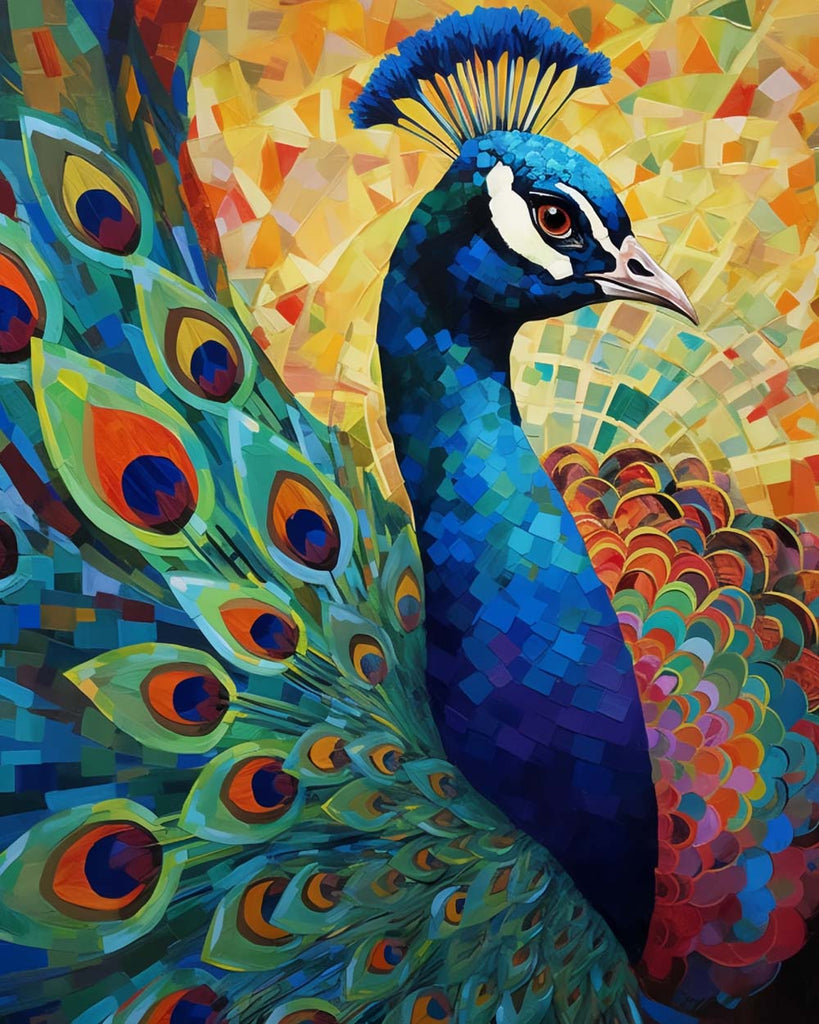 Peacock Paint by Numbers