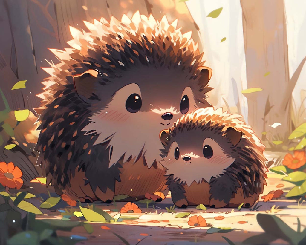 Hedgehog Paint by Numbers