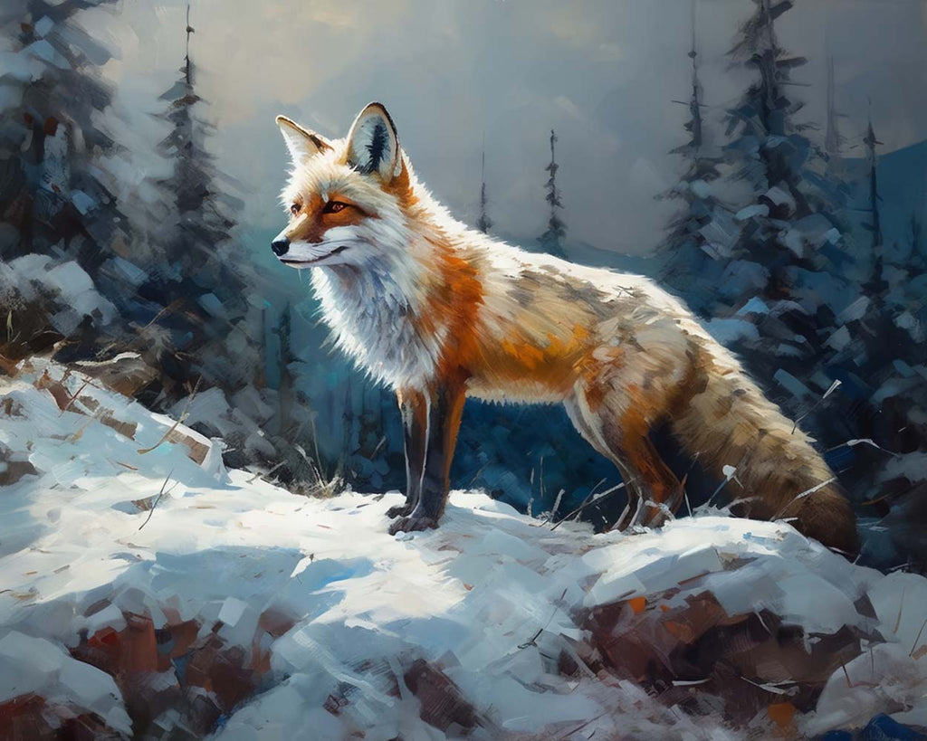 Fox Paint by Numbers