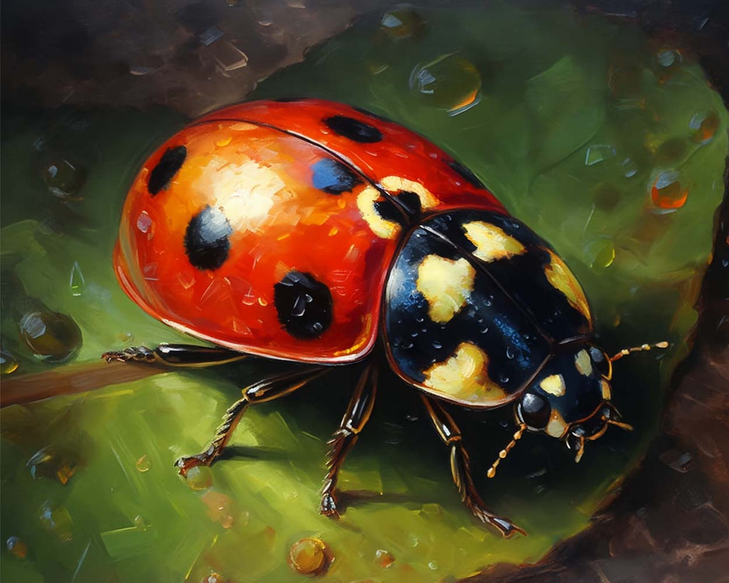 Ladybug Paint by Numbers