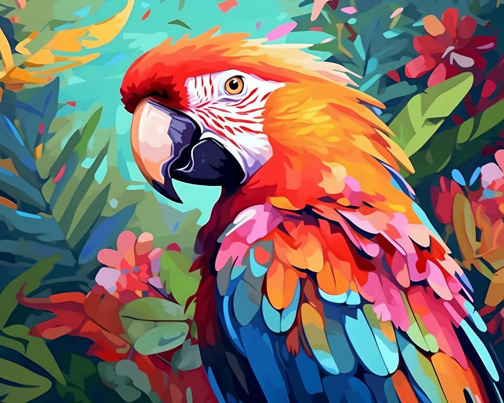 Parrot Paint by Numbers