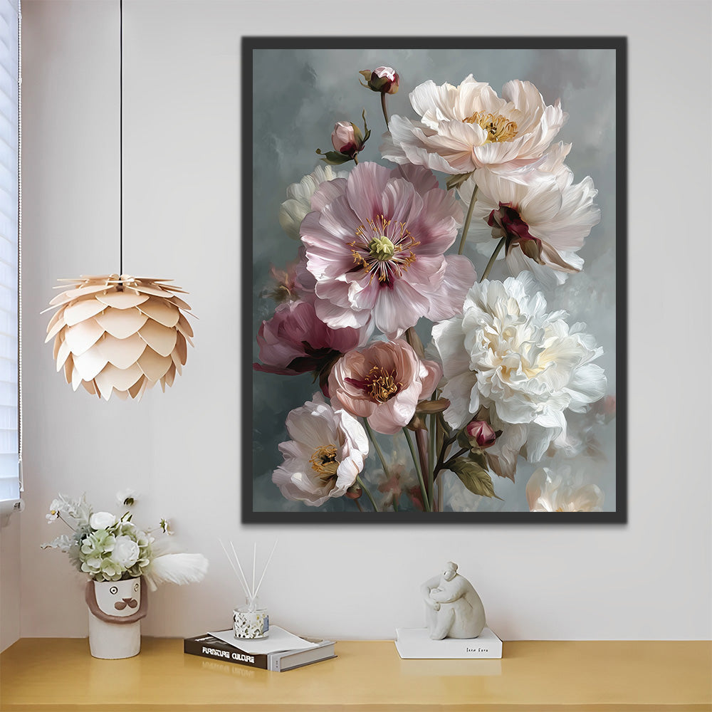 A Few Poppies Paint by Numbers