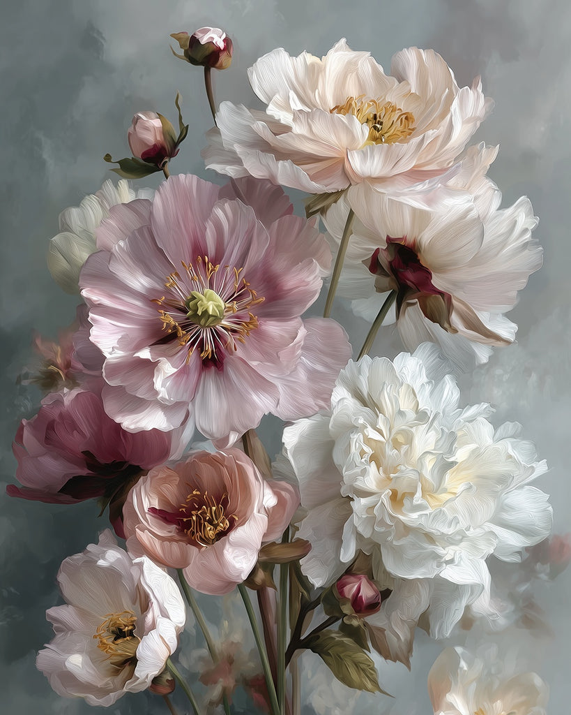 A Few Poppies Paint by Numbers