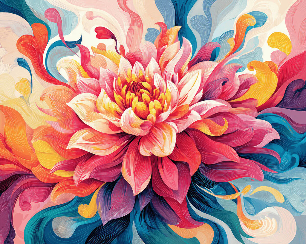 Abstract Paint by Numbers – Happyforart.com