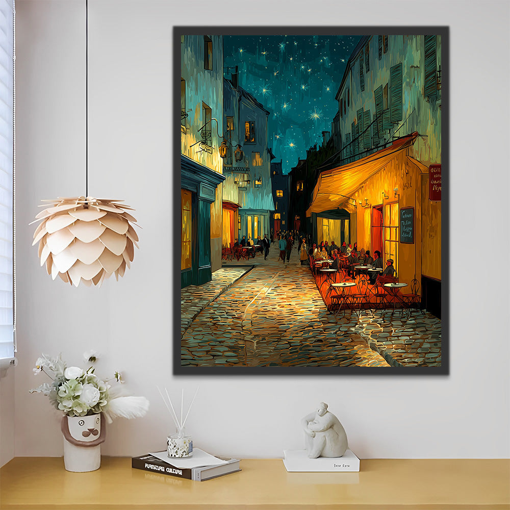 Cafe under the Stars Paint by Numbers