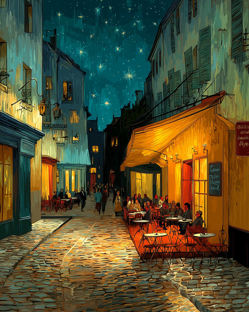 Cafe under the Stars Paint by Numbers