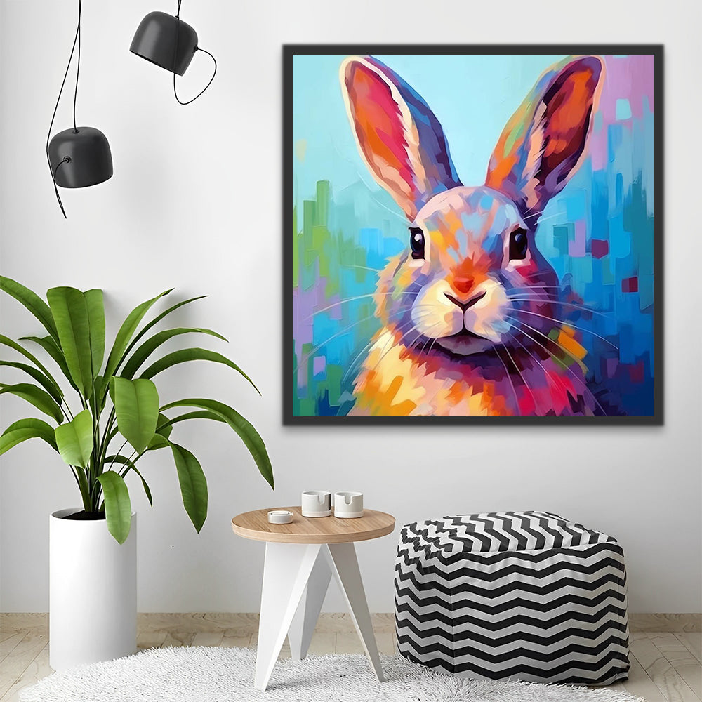 Colorful Rabbit Paint by Numbers