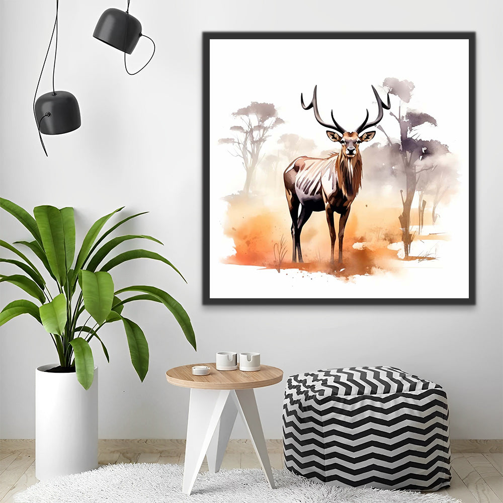 Elk Paint by Numbers