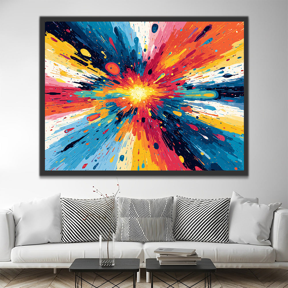 Explosion of Color Paint by Numbers