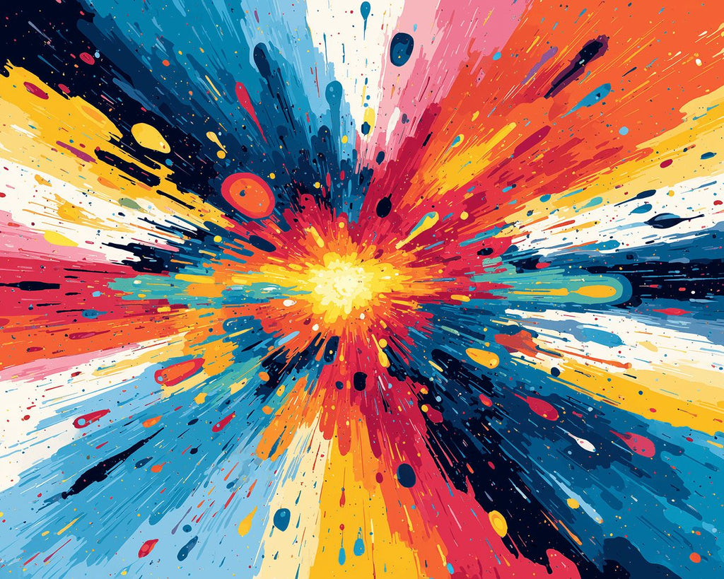 Explosion of Color Paint by Numbers