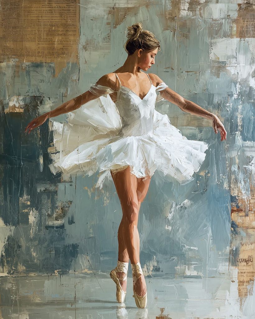 Female Ballet Dancer Paint by Numbers