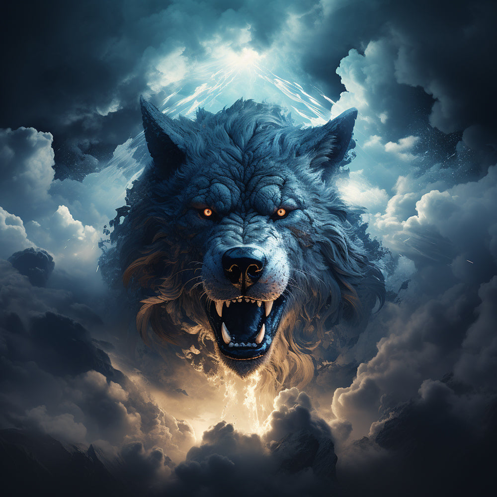 Wolf Paint by Numbers – Happyforart.com