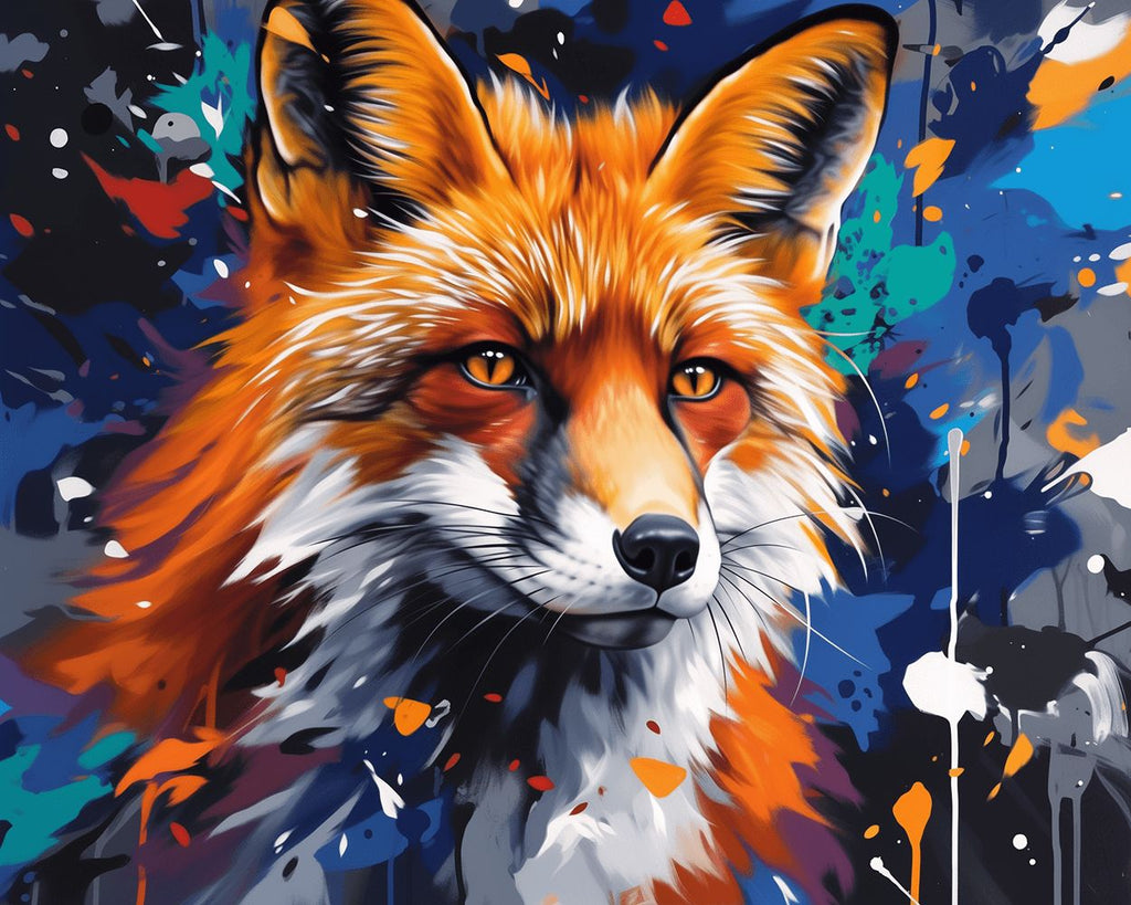 Fox Worried about the Future Paint by Numbers