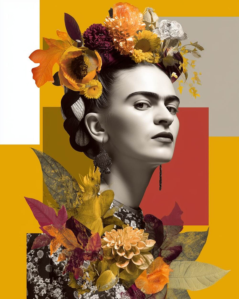 Frida and Flowers Paint by Numbers