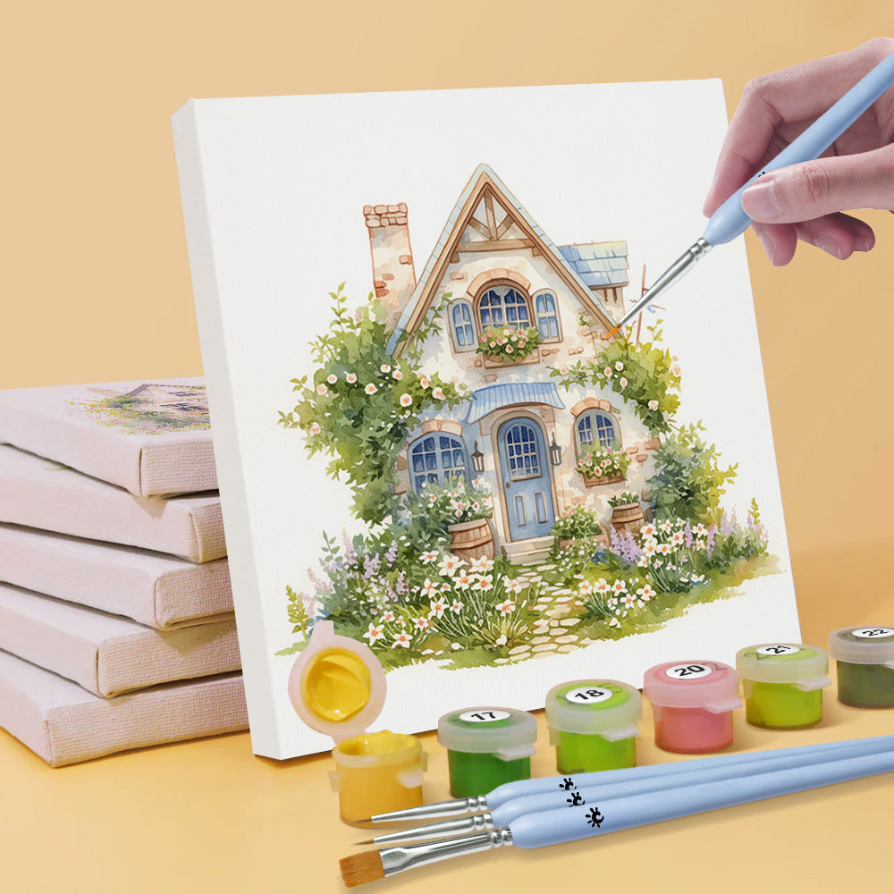 Garden Villas 6 Pieces Mini Paint by Numbers