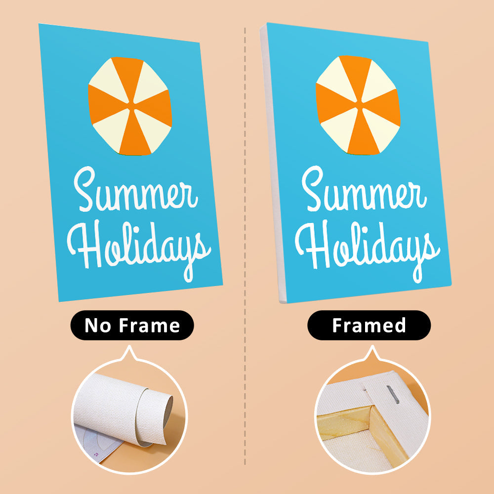 Happy Summer Time 6 Pieces Mini Paint by Numbers