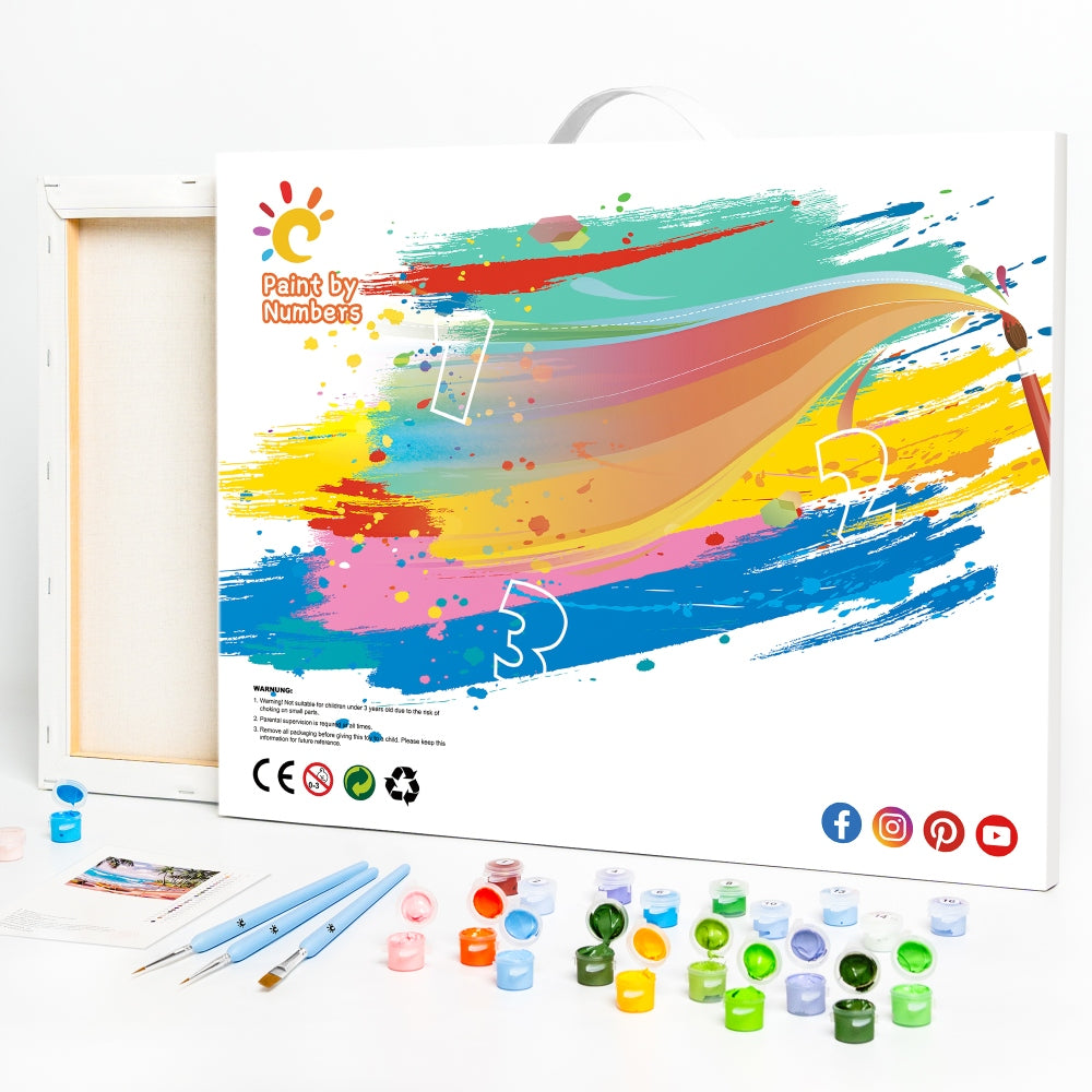 Happyforart Paint by Numbers Framed