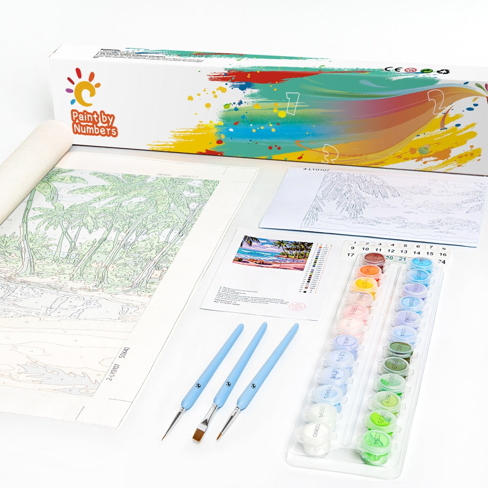 Happyforart Paint by Numbers Without Frame