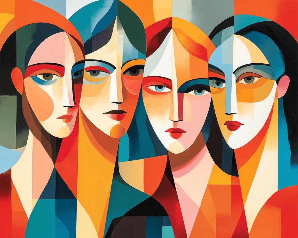 Picasso Style Abstract Women Paint by Numbers