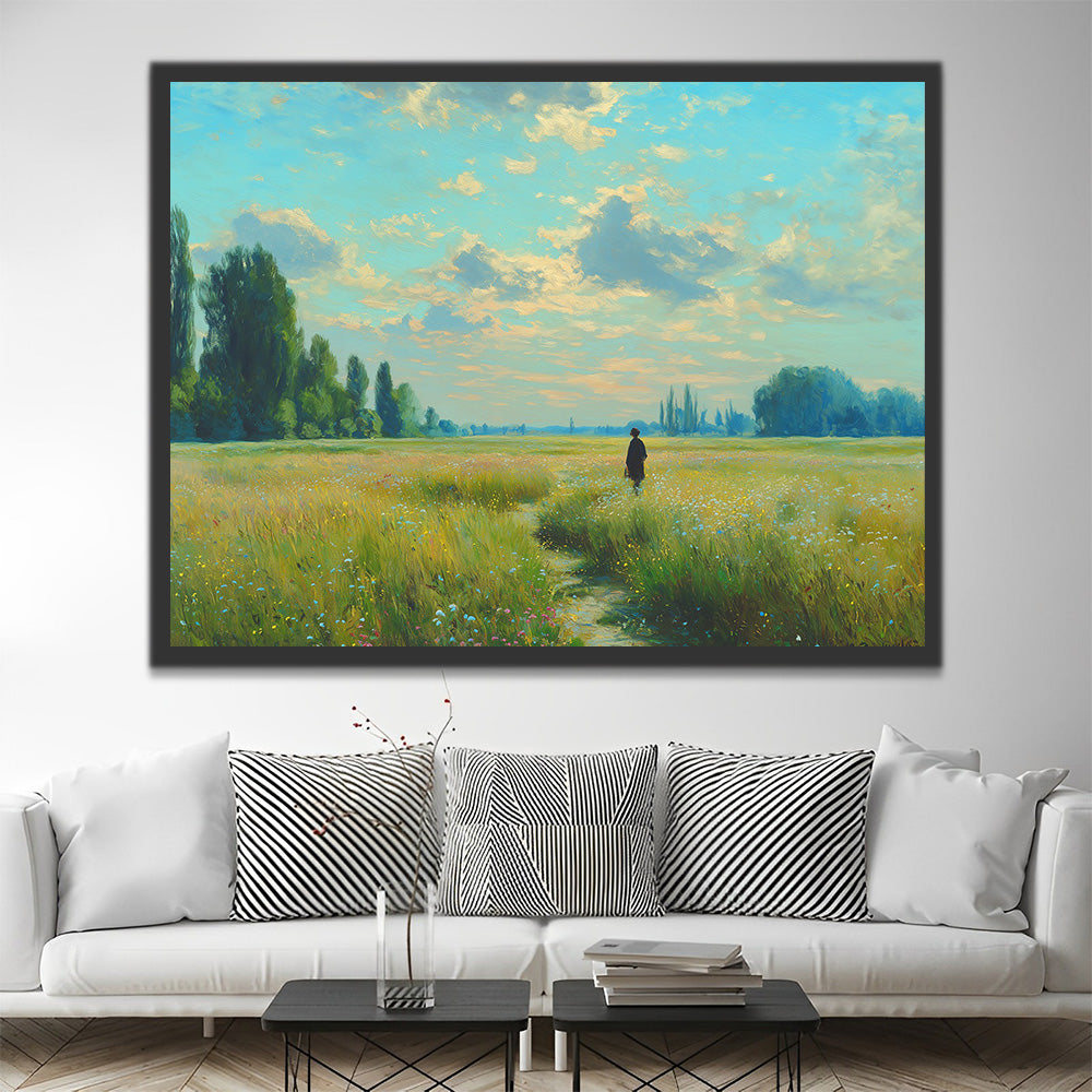 Spring Fields Paint by Numbers