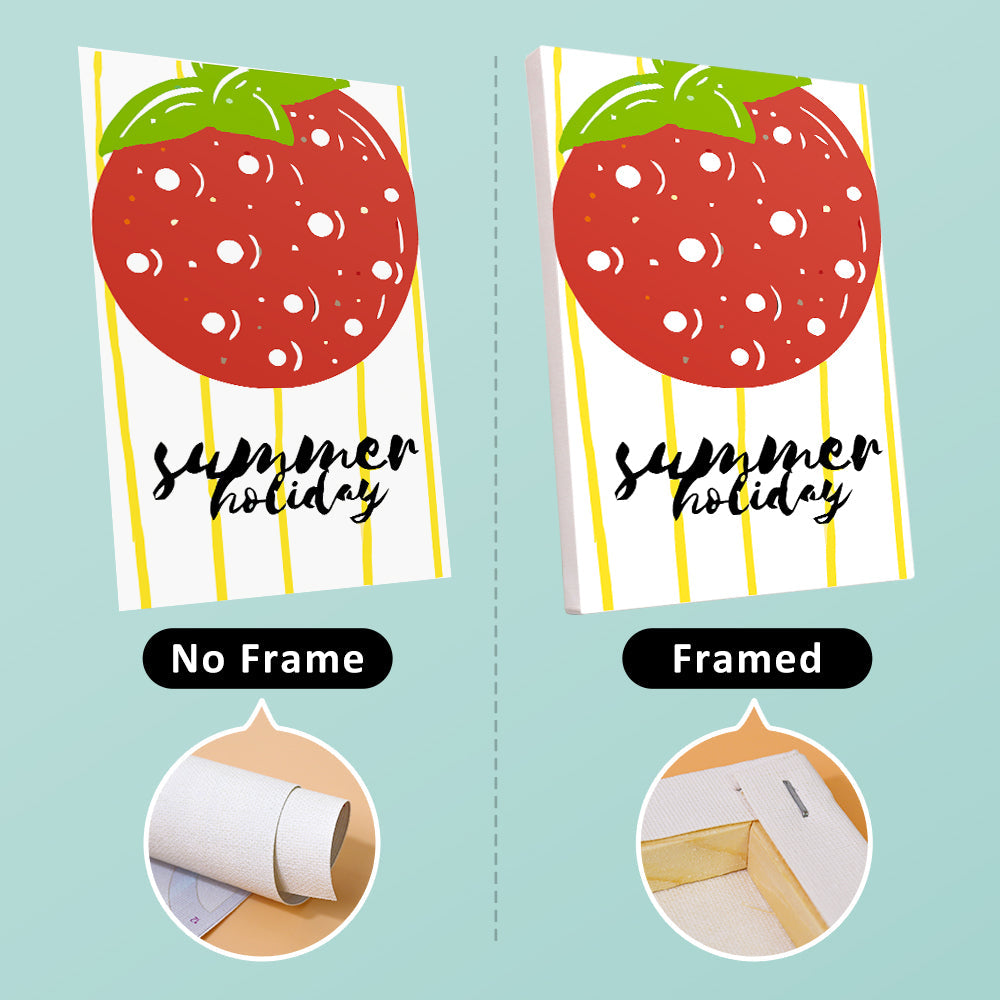 Summer Fruit Popsicles 6 Pieces Mini Paint by Numbers