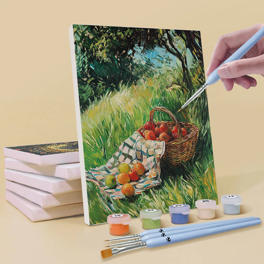 Summer Rural Scenery 6 Pieces Mini Paint by Numbers