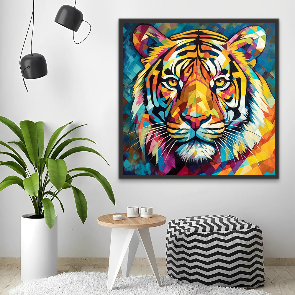 Tiger Head Paint by Numbers