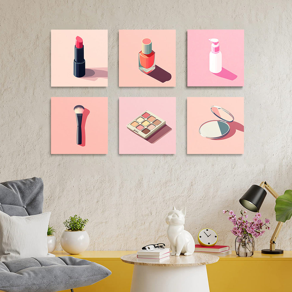 Trendy Cosmetics 6 Pieces Mini Paint by Numbers