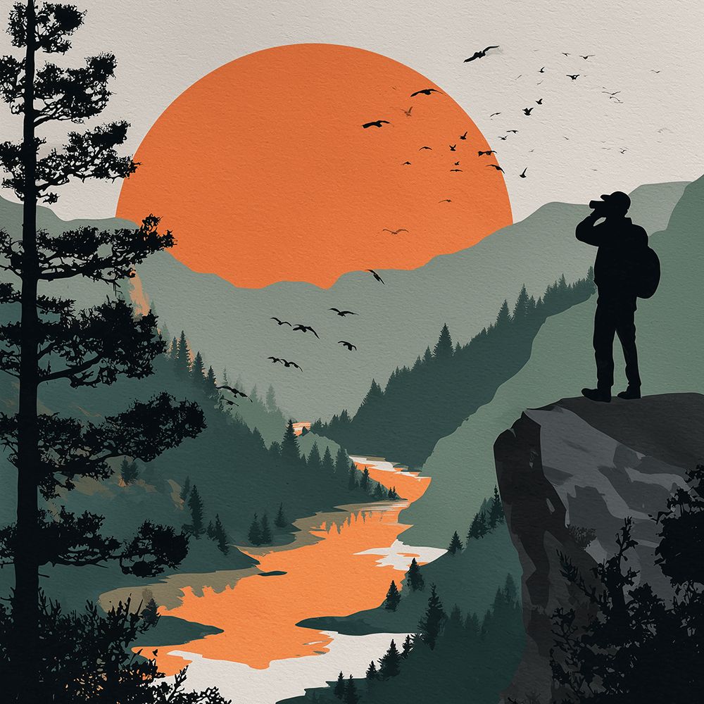 Visit the Mountains Paint by Numbers