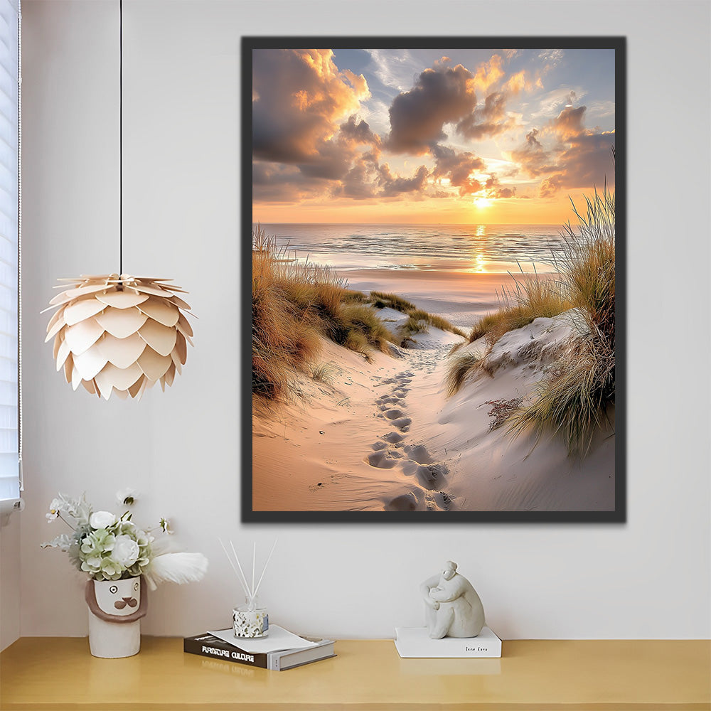 Weeds on the Beach Paint by Numbers