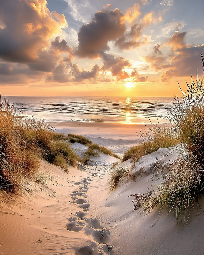 Weeds on the Beach Paint by Numbers